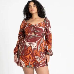 ELOQUII SKORT ROMPER